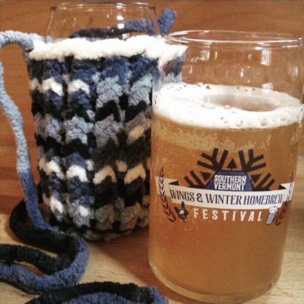 Knit Beer Tasting Glass Holder